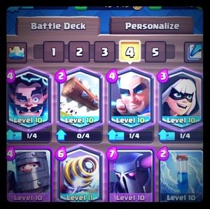Clash royale account